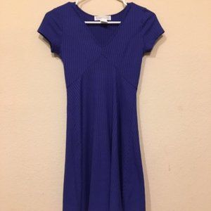 Planet Gold Blue Dress Size XS Like New